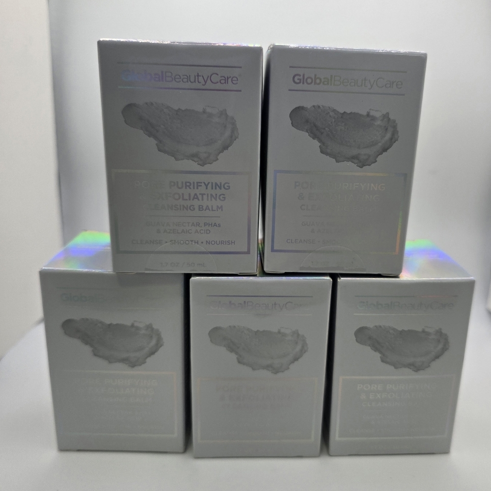 Global Beauty Care Pore Purifying & Exfoliating Cleansing Balm Lot Of 5